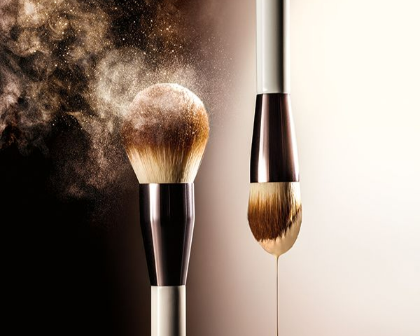 Powder and foundation brushes