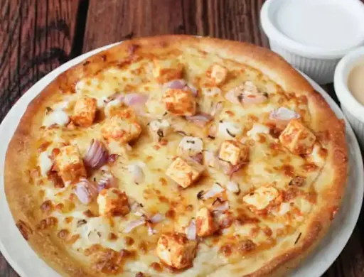 Paneer Cheese Pizza [9 Inches] With Thums Up Soft Beverage [750 Ml]