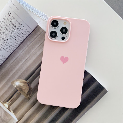 Title 1, Simple Love Silicone Phone Case, Drop-proof Pro...