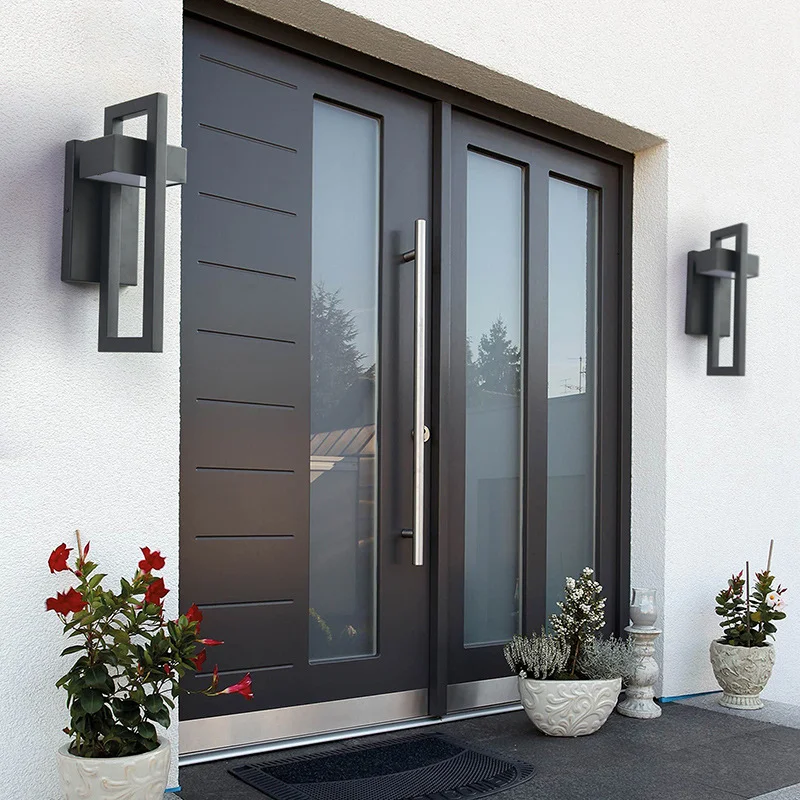 LED Outdoor Modern Rainproof Balcony Simple Villa Waterproof Wall Lamp, perfect for outdoor use, providing stylish and r