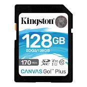 Thẻ Nhớ Kingston Sd Canvas Go Plus 128Gb – Sdg3/128Gb - Hàng Chính Hãng