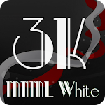 3K MNML White - Icon Pack Apk