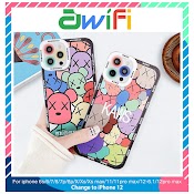 Ốp Lưng Iphone Trong Lỗ Viền Camera Kaws Màu 6Plus/6Splus/7/7Plus/8/8Plus/X/Xs/11/12/13/Pro/Max/Plus/Promax - Awifi B1 - 12