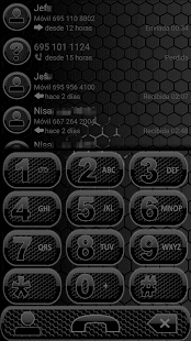 Download THEME DARKSPACE BLACK EXDIALER APK for Android