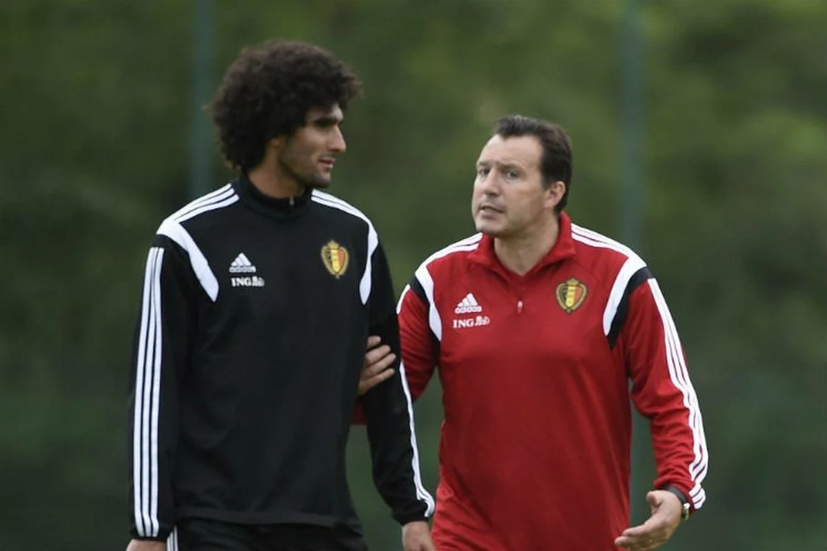 Wilmots hilarisch: "Ik heb schrik van Fellaini"