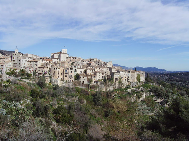 Tourrettes sur Loup is a charming medieval village between Nice and Cannes, France. 