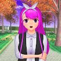 Icon School Life Anime Girl Game 3D