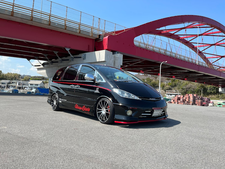 エスティマの出勤前・愛車磨き！・赤い橋コラボに関するカスタム事例の投稿画像4枚目