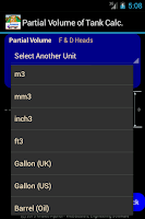 Volume of Tank Calculator Screenshot