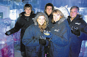 SLAIN: The Van Breda family, from left to right: survivors Henri and Marli, and next to them Rudi, Teresa and Martin, who died in the axe attack. File photo