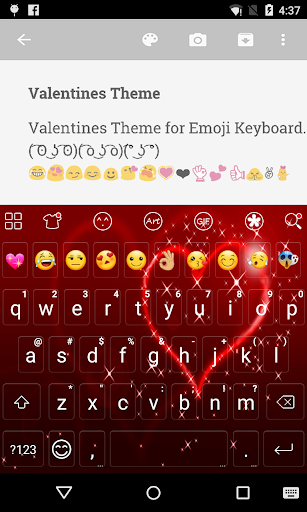 Valentines Emoji Keyboard