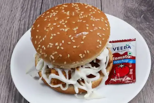 Veg Burger Momos [3 Pieces]