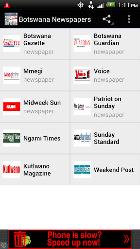 Botswana Newspapers