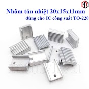 ( 2 Cái ) - Nhôm Tản Nhiệt To - 220 Kích Thước 20X15X11Mm