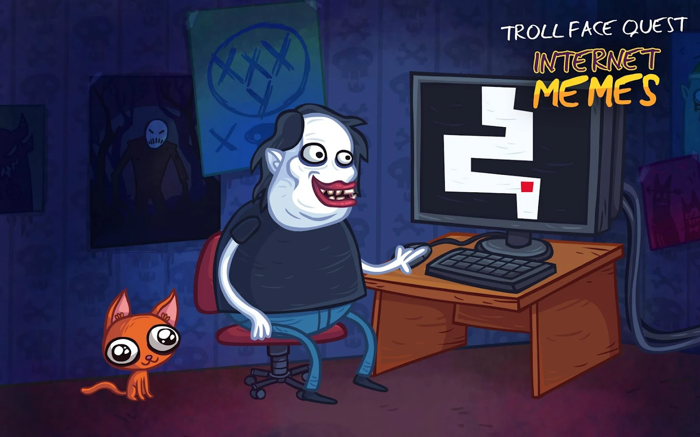   Troll Face Quest Internet Memes- 스크린샷 