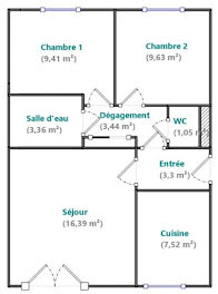 appartement à Paris 15ème (75)