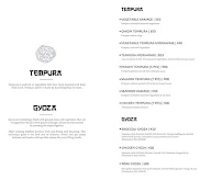 Aajisai menu 2