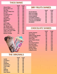 Shakes Junction menu 1