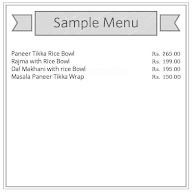 The Good Bowl menu 1