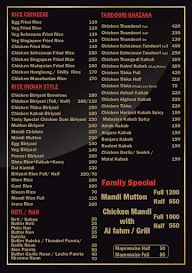 Malabar Express menu 3