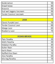 Goldy's menu 1