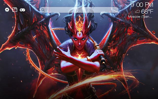 Dota 2 HD new free tab theme logo