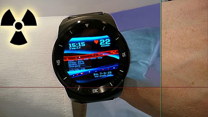 X-Ray Watchface Bones &amp; Blood Screen 3