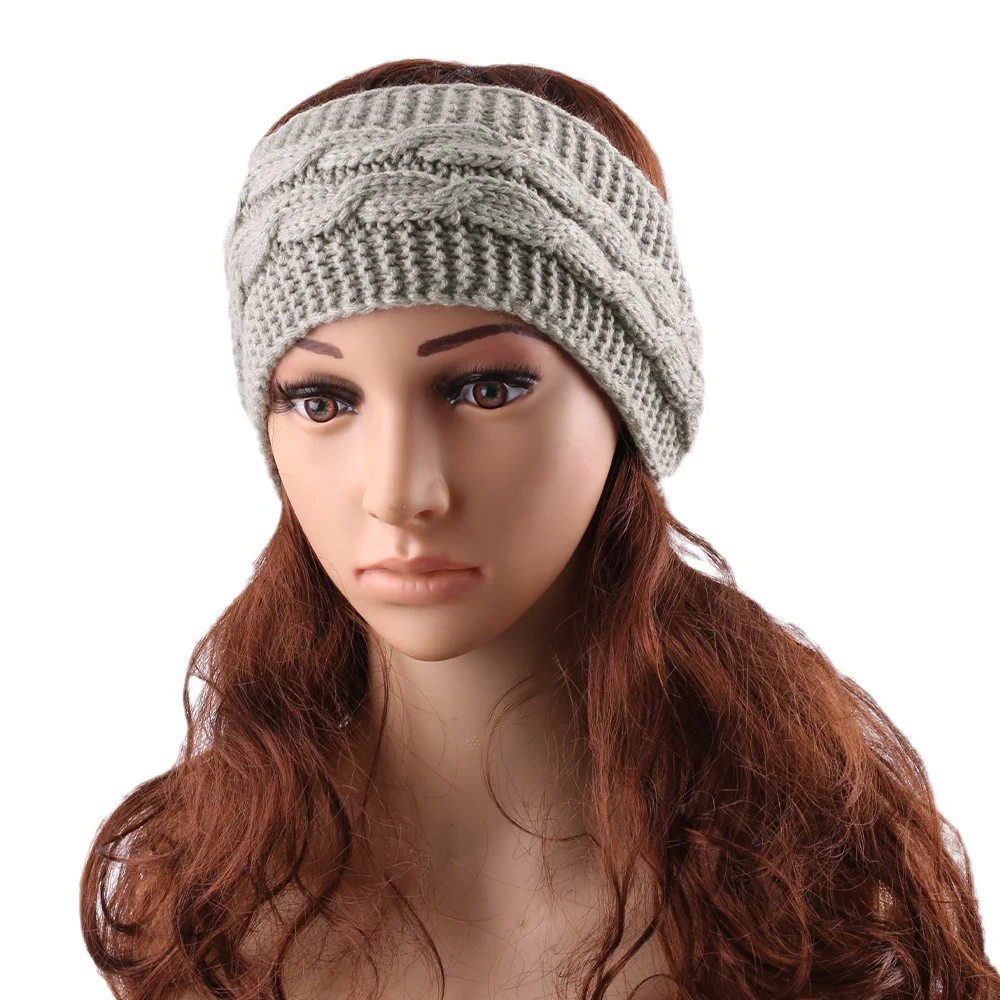 Title 7, New Wool Knitted Headband Warm Sports Ear Prote...