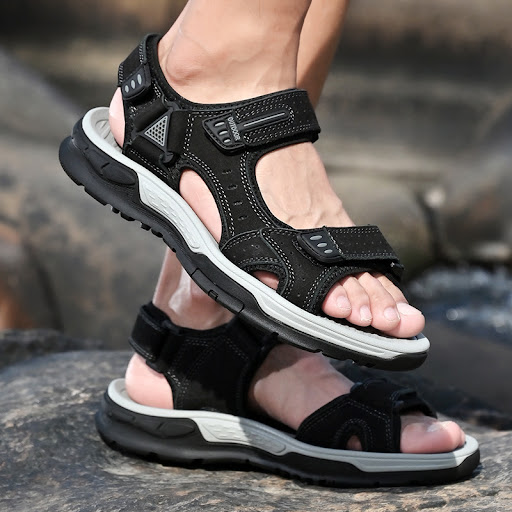 Title 5, Top Layer Cowhide Lightweight Outdoor Beach Sho...