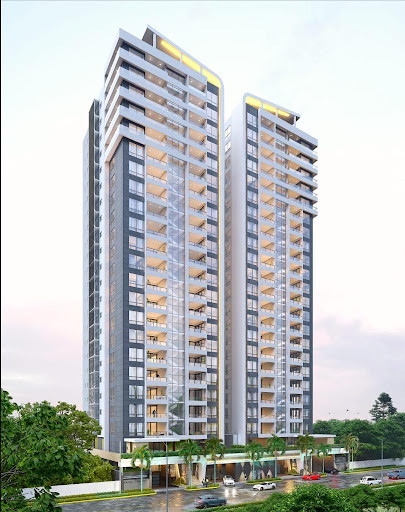 Two modern residential buildings with balconies in this luxury property for sale in Santo Domingo De Guzmán ($1,160,000 - 358 m²)
