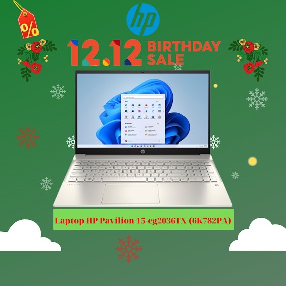 [Mã Elhp12 Giảm Đến 2Tr2] Laptop Hp Pavilion 15 - Eg2036Tx (6K782Pa) (I5 - 1235U 8Gb 512Gb Vga Mx550 2Gb 15.6' Fhd Win 11)