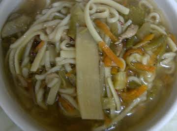 Pork Chop Suey Soup