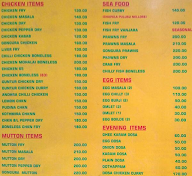 Nellore Mess menu 1