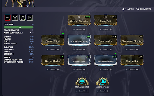 Warframe (Build to Market)