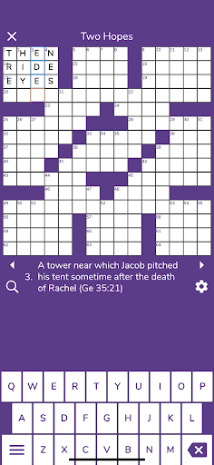 Screenshot JW Crossword