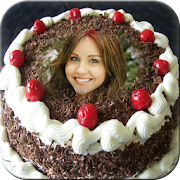 Photo On Birthday Cake  Icon