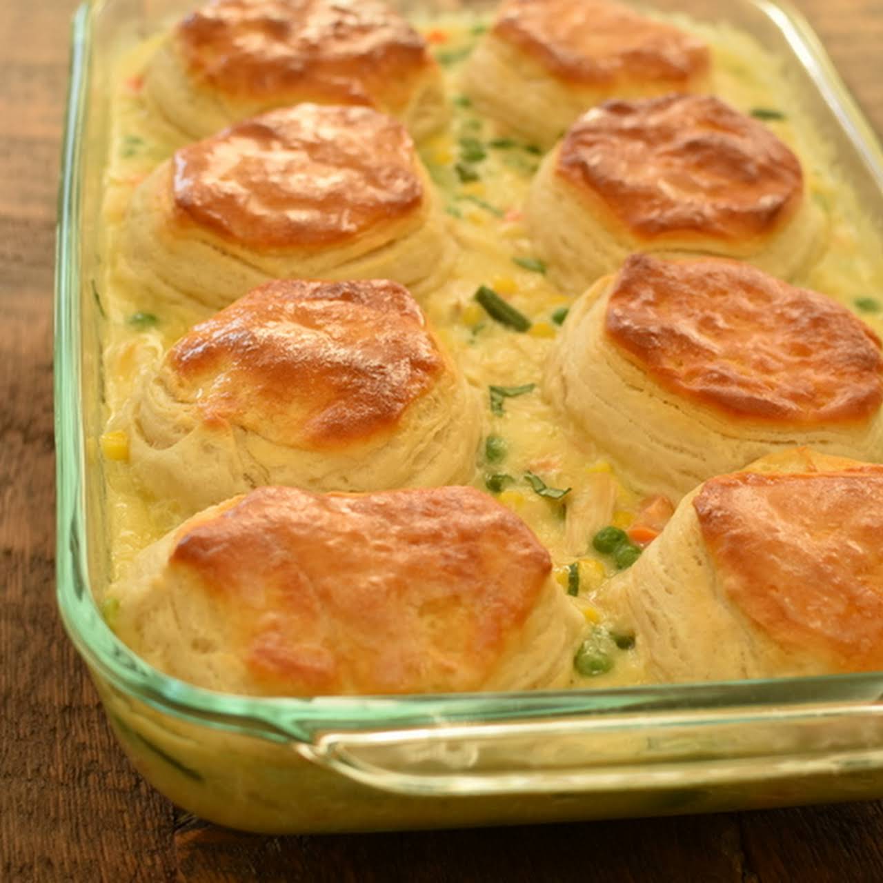 Biscuit Chicken Pot Pie