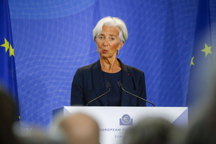 Christine Lagarde. Picture: BLOOMBERG/ALEX KRAUS