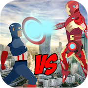 American Captain vs Avenging Iron Hero  Icon