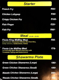 Shawarma Fiesta menu 4