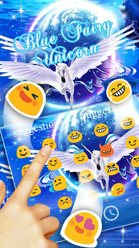 Galaxy Unicorn Keyboard Theme