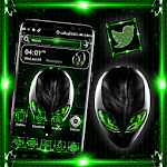 Cover Image of Herunterladen Alien Green Launcher Theme 1.1 APK