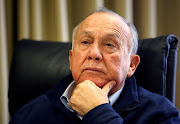 Christo Wiese, Steinhoff's largest shareholder and chairman, listens during an interview in Cape Town, on September 27, 2016.