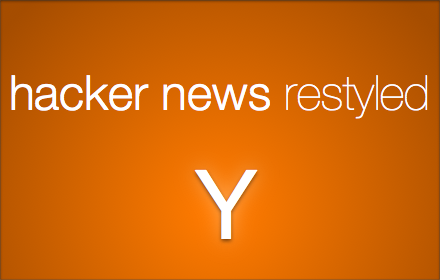 Hacker News Restyled small promo image