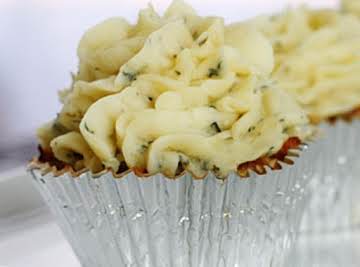 Meat Loaf Cupcakes with Mashed Potato Frosting