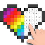 Cover Image of ダウンロード Pixel - Color by Number & Pixel Art Coloring Pages 2.4 APK