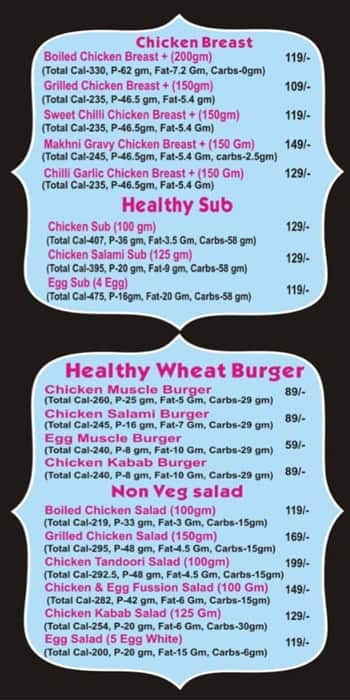 Prajapati Healthy Food Cafe menu 