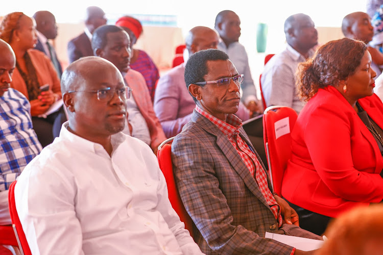 Kenya Kwanza legislators at the Joint National Executive Retreat and Parliamentary Group consultative meeting in Naivasha, Nakuru, on February 19, 2024