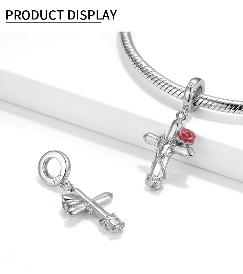 Title 5, Rosenranke Mann Armband Anhänger 925 Sterling S...