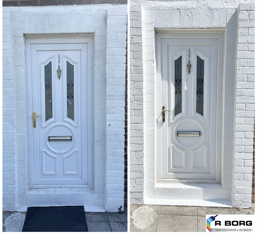 Fresh lick of paint on this exterior 